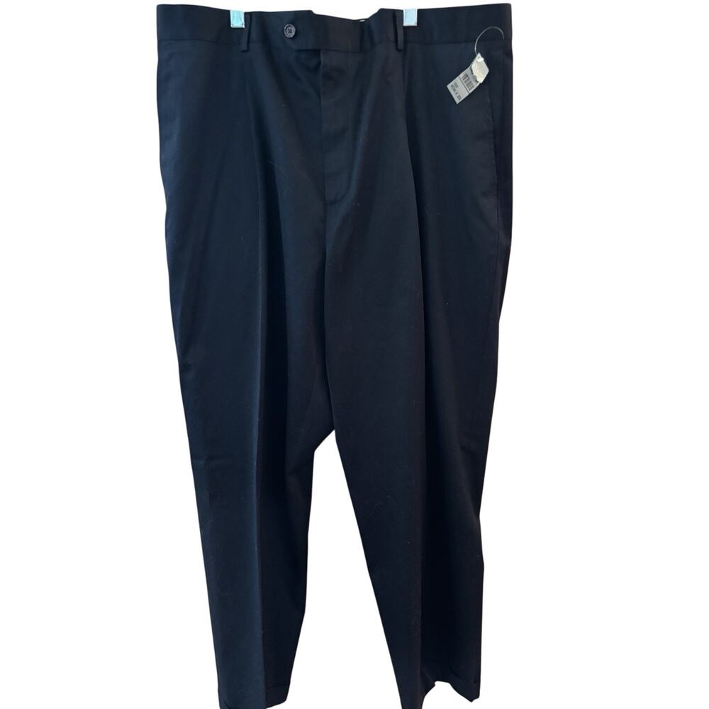 Talbots Men’s Dress Pants Sz 40X30 Black NWT Cotton Business Office Church